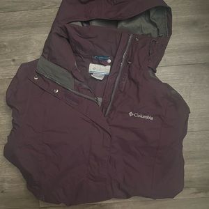 COLUMBIA PURPLE FLEECE JACKET